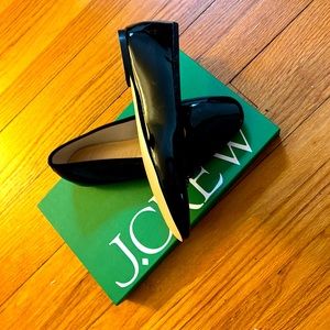 NEW J.Crew patent leather ballet flats - 8.5
